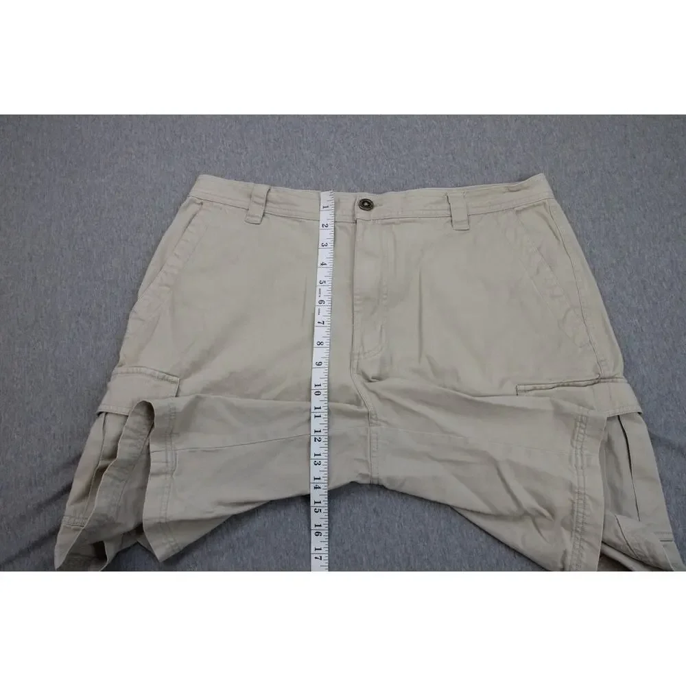 Columbia Shorts Mens 36 Beige 100%‎ Cotton Cargo Omni-Shade 10